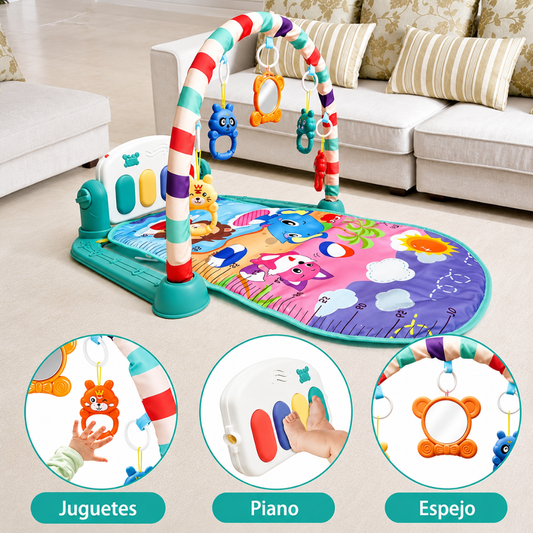 GIMNASIO PARA BEBÉS CON PIANO — Estimulación sensorial, aprendizaje temprano y diversión desde los primeros meses de vida