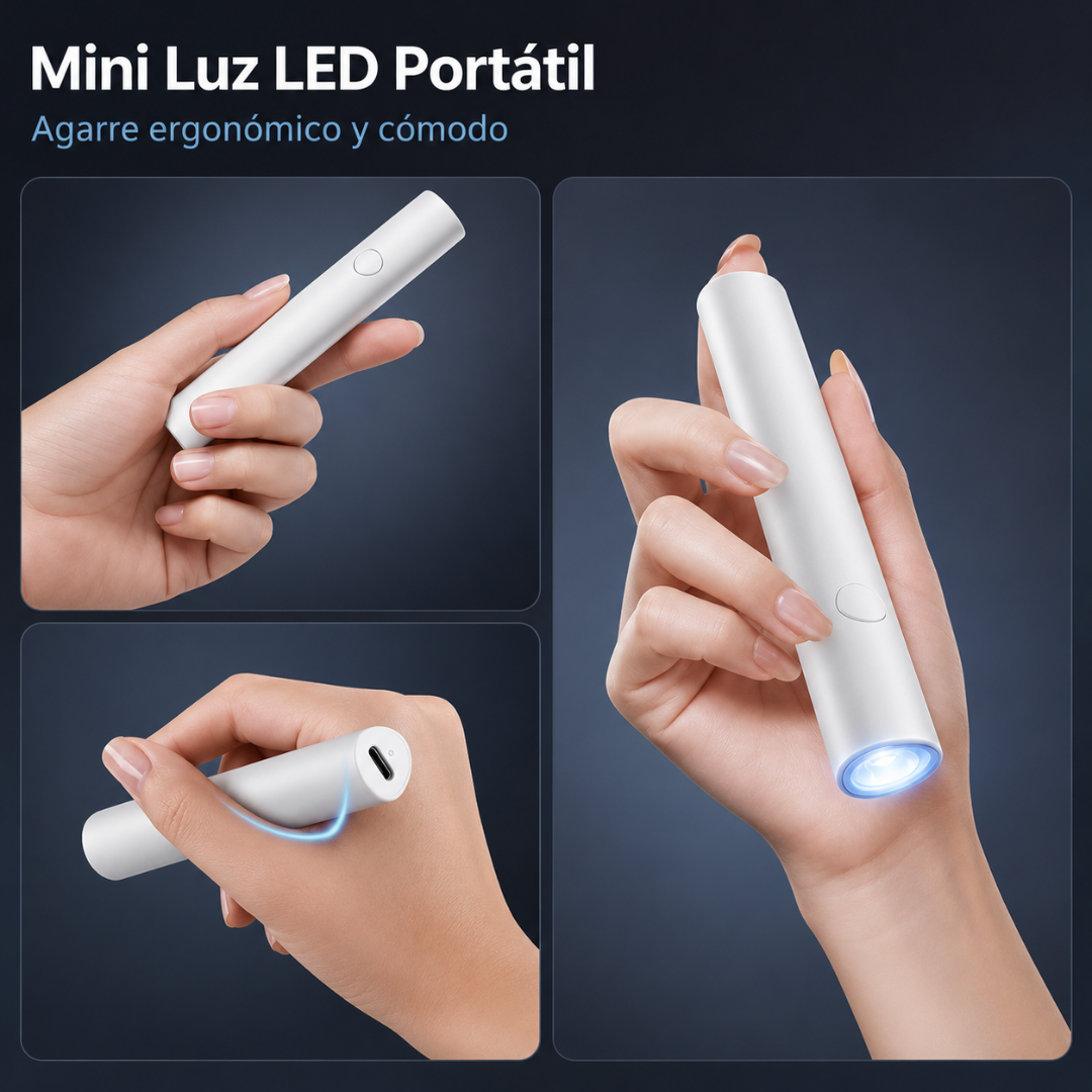 LÁMPARA LED PARA UÑAS – Secado profesional, precisión y comodidad para manicuristas
