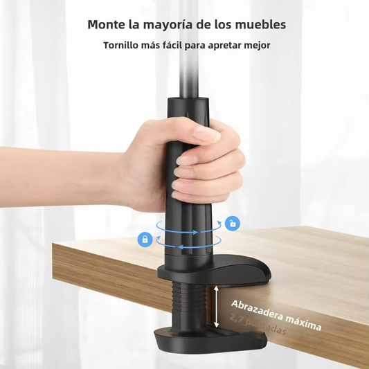 SOPORTE FLEXIBLE PARA CELULAR CON PINZA – Manos libres, ángulo perfecto y comodidad total en cualquier espacio