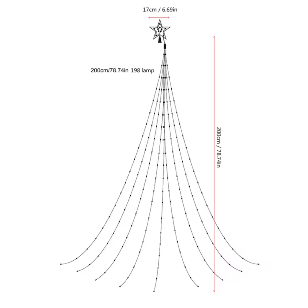 SERIE DE LUCES CON ESTRELLA – Ilumina tus espacios con magia y calidez