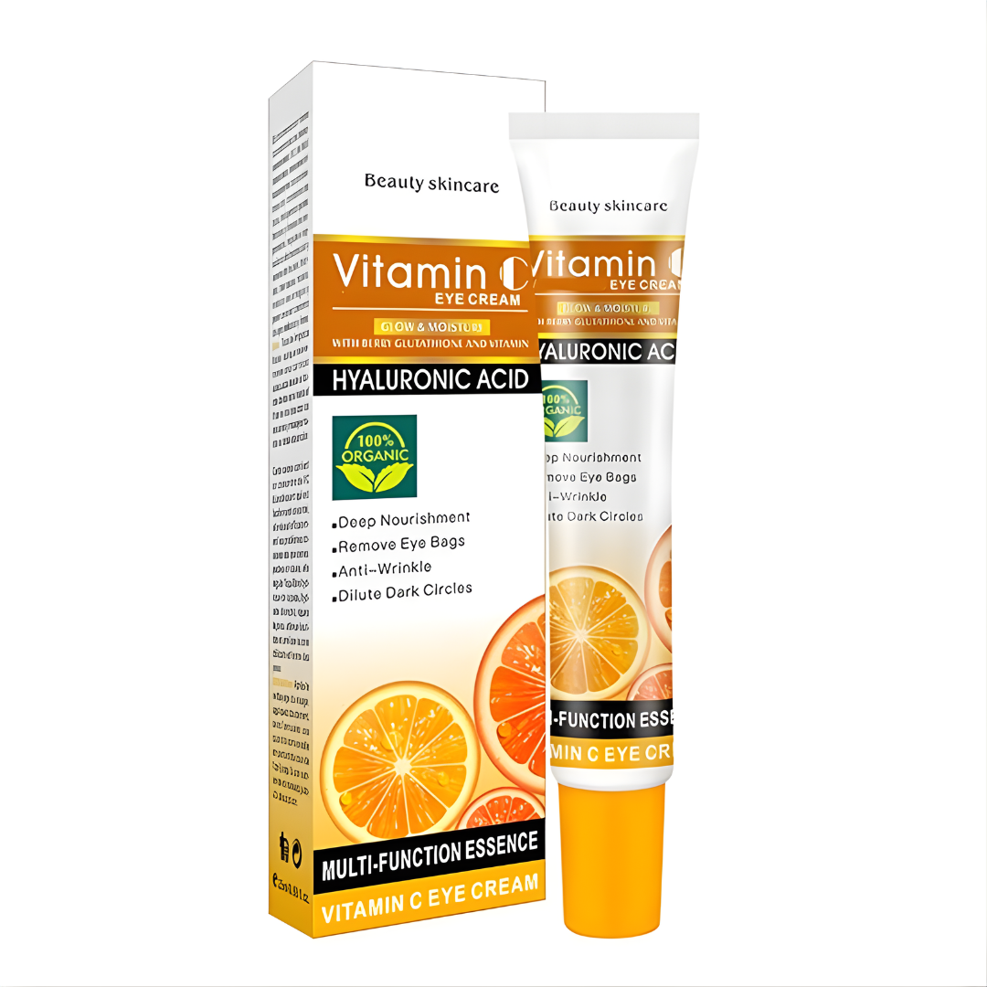 CONTORNO DE OJOS ANTI OJERAS, VITAMINA C – Ilumina tu mirada y despídete del cansancio