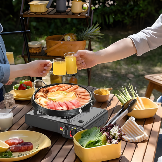ESTUFA PORTÁTIL DE GAS – Cocina en cualquier lugar, calor potente y practicidad total