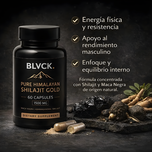 SHILAJIT BLVCK – Energía, rendimiento y vitalidad en tu mejor versión diaria