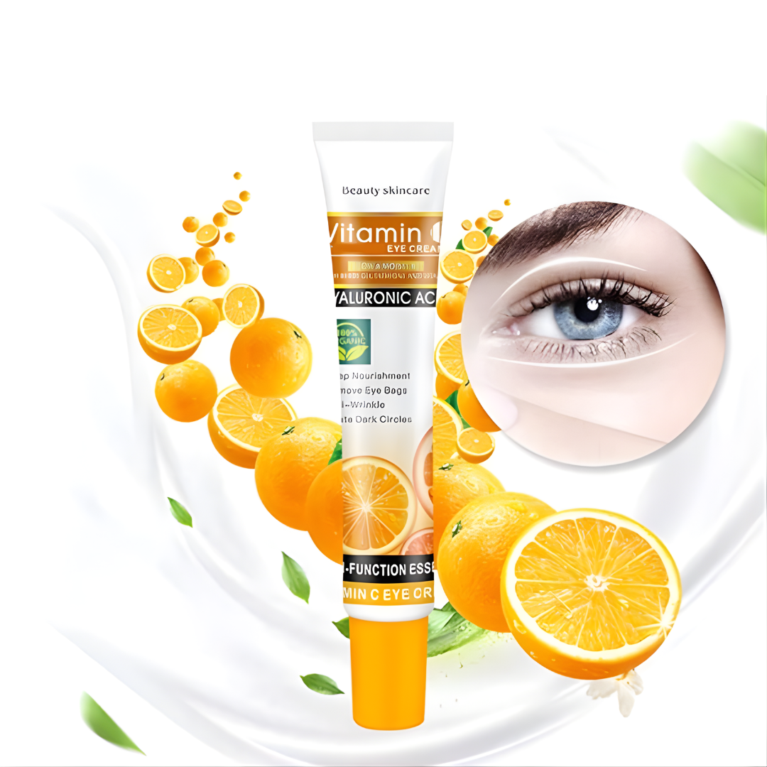 CONTORNO DE OJOS ANTI OJERAS, VITAMINA C – Ilumina tu mirada y despídete del cansancio