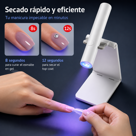 LÁMPARA LED PARA UÑAS – Secado profesional, precisión y comodidad para manicuristas