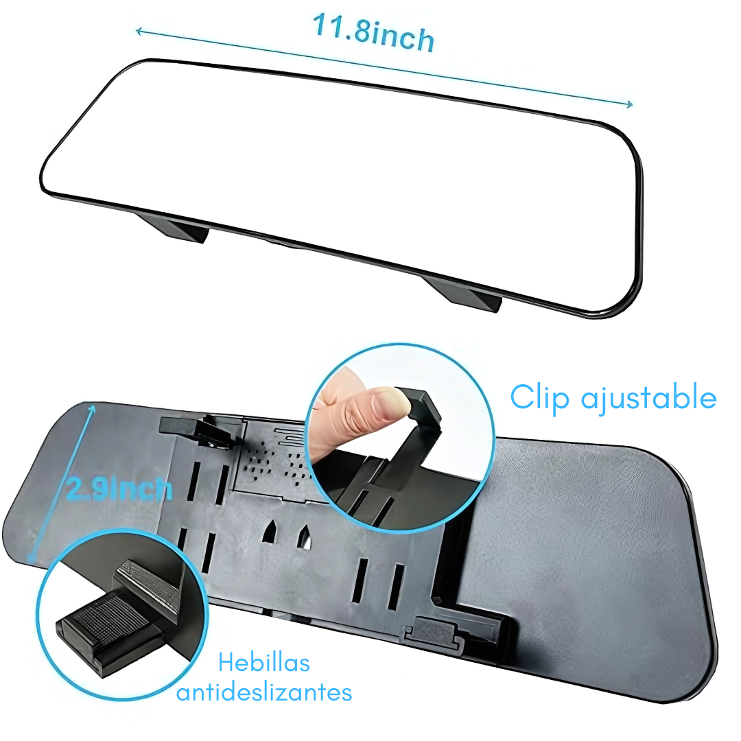 ESPEJO RETROVISOR PANORÁMICO – Amplía tu visión y maneja con más seguridad