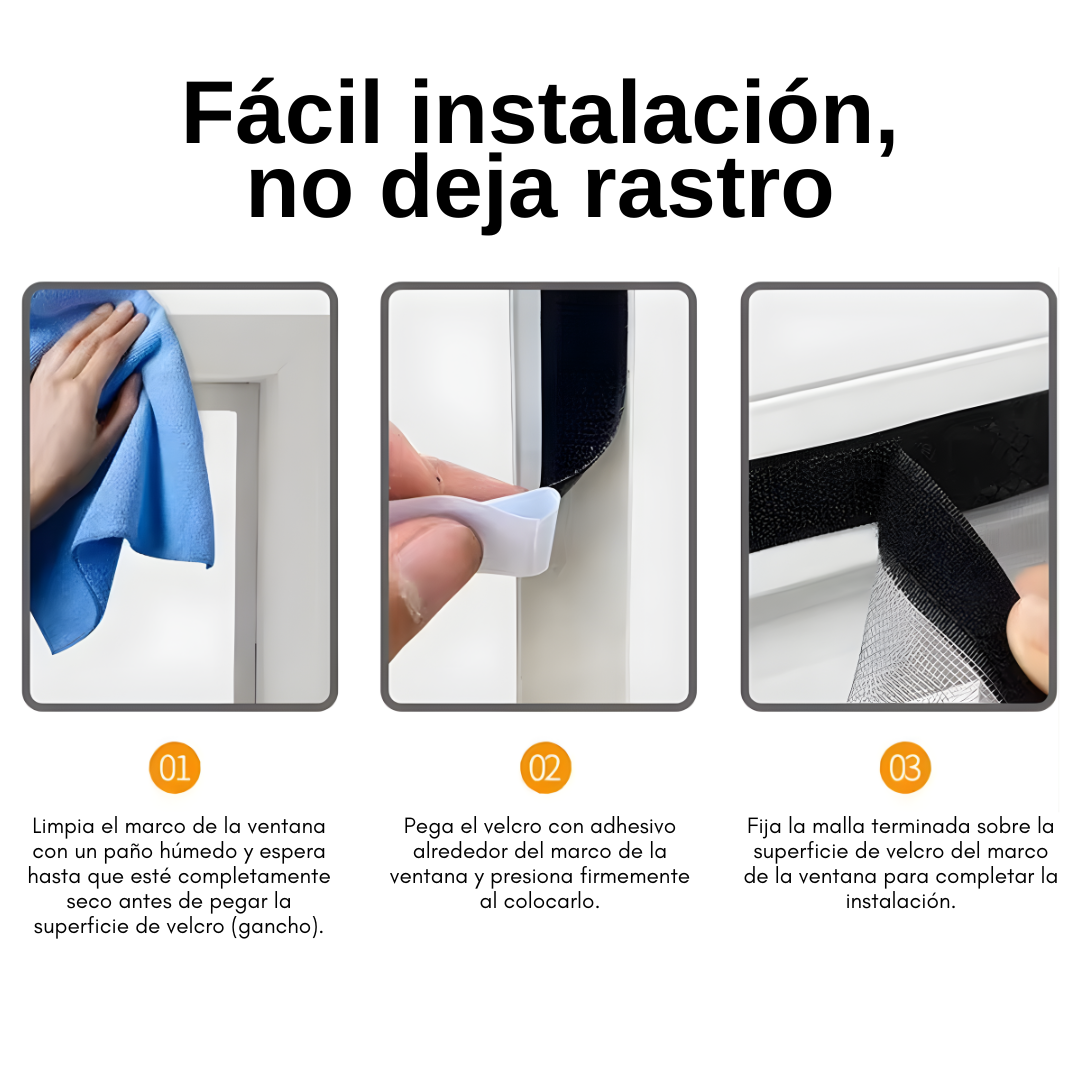 MOSQUITERA PLEGABLE PARA VENTANAS – Protege tu hogar de insectos y disfruta aire fresco sin molestias