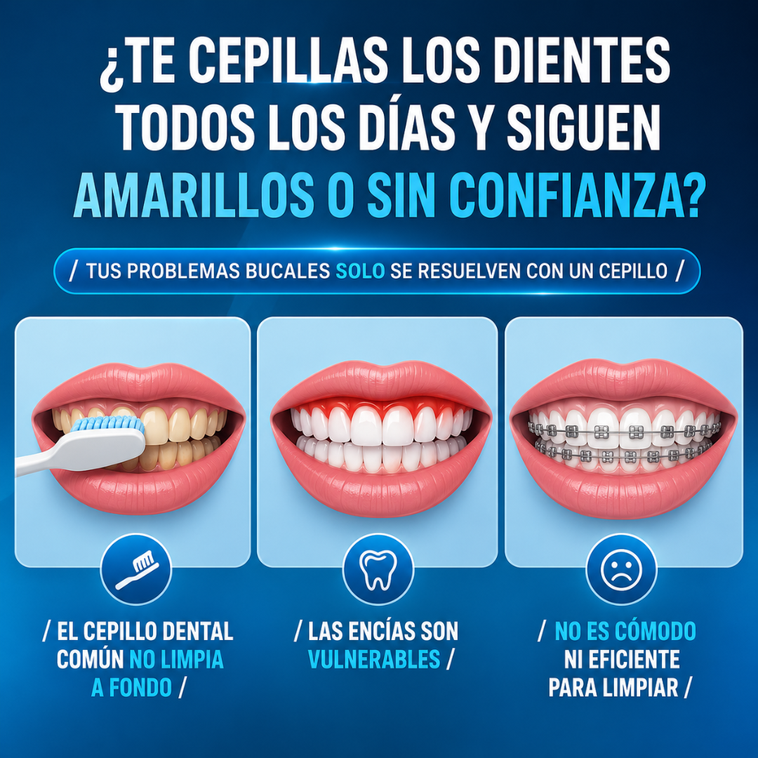 KIT LIMPIADOR DENTAL ELÉCTRICO – Limpieza precisa en casa