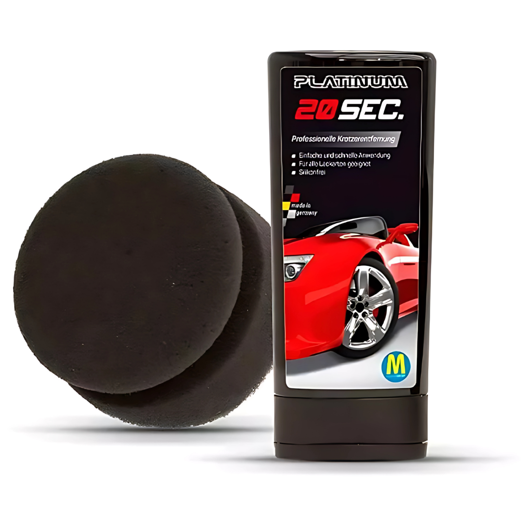 PLATINUM 20 SEC. REMOVEDOR DE RAYONES – Restaura el brillo de tu auto en segundos