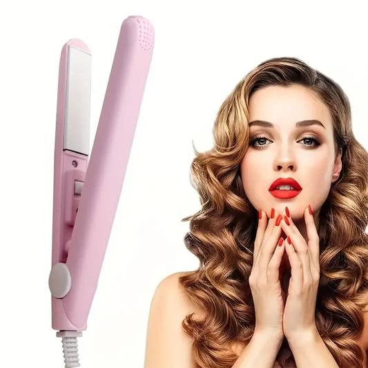 MINI PLANCHITA DE PELO – Cabello liso y definido en minutos, estilo perfecto donde quieras