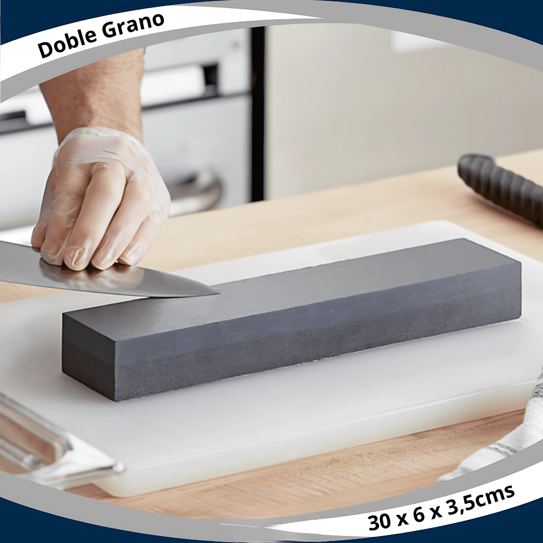 PIEDRA DE AFILADO 180/320 – Precisión y filo profesional en tu cocina o taller