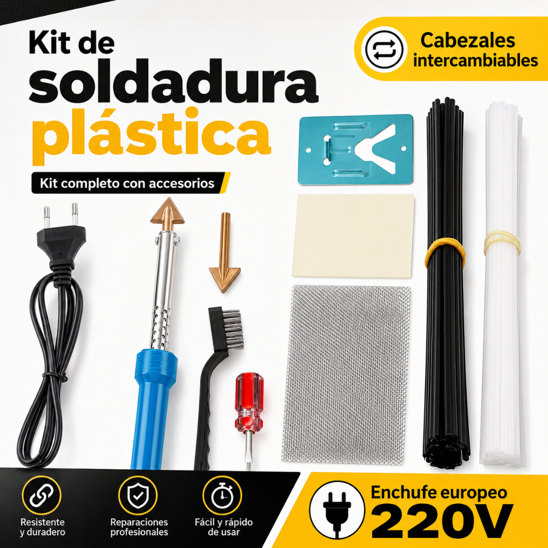 TESTER – Reparación práctica de plásticos con calor, precisión y acabado firme