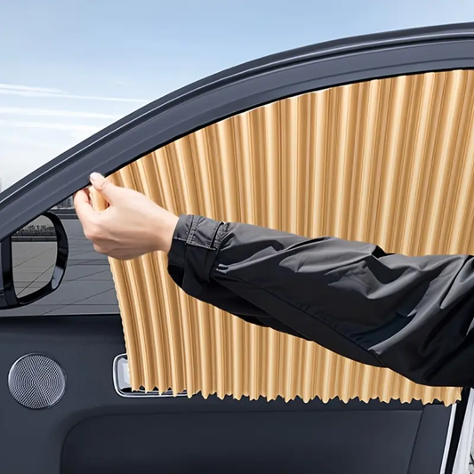 PAR DE CORTINAS PARA AUTO – Protección solar, privacidad y confort en cada viaje