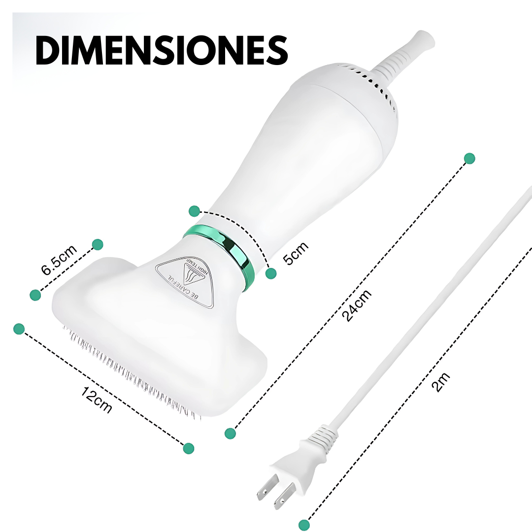 CEPILLO PARA MASCOTAS – Elimina pelo suelto sin tirar ni lastimar a tu peludo