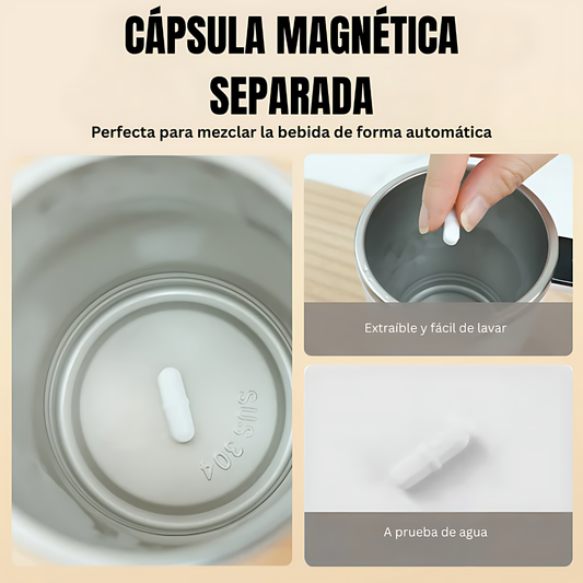 TAZA MEZCLADORA AUTOMÁTICA – Mezcla perfecta, comodidad diaria y bebidas sin esfuerzo