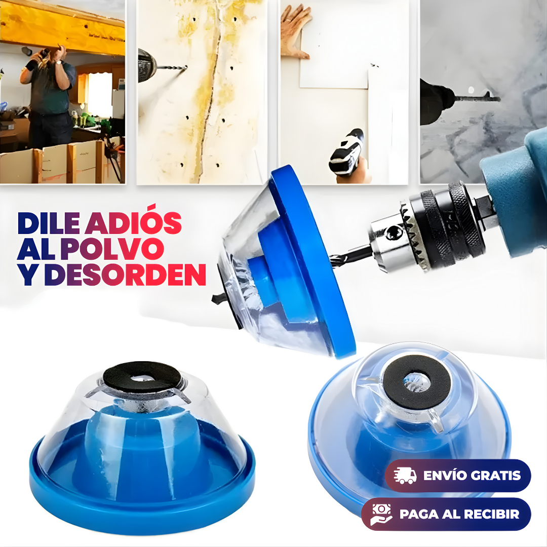 RECOGE POLVO TALADRO – Taladra sin ensuciar ni un gramo