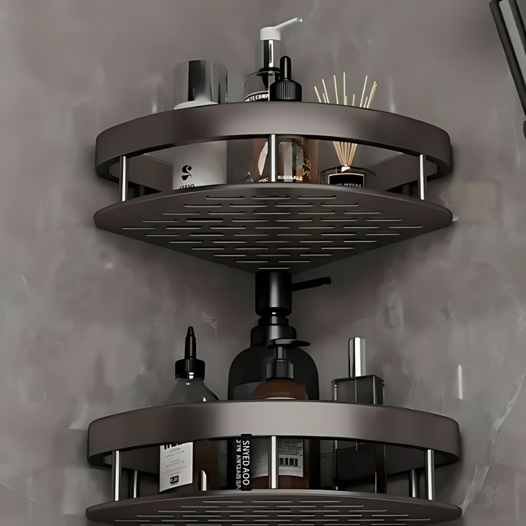 ESTANTERÍA TRIANGULAR – Aprovecha cada rincón y mantén todo en orden