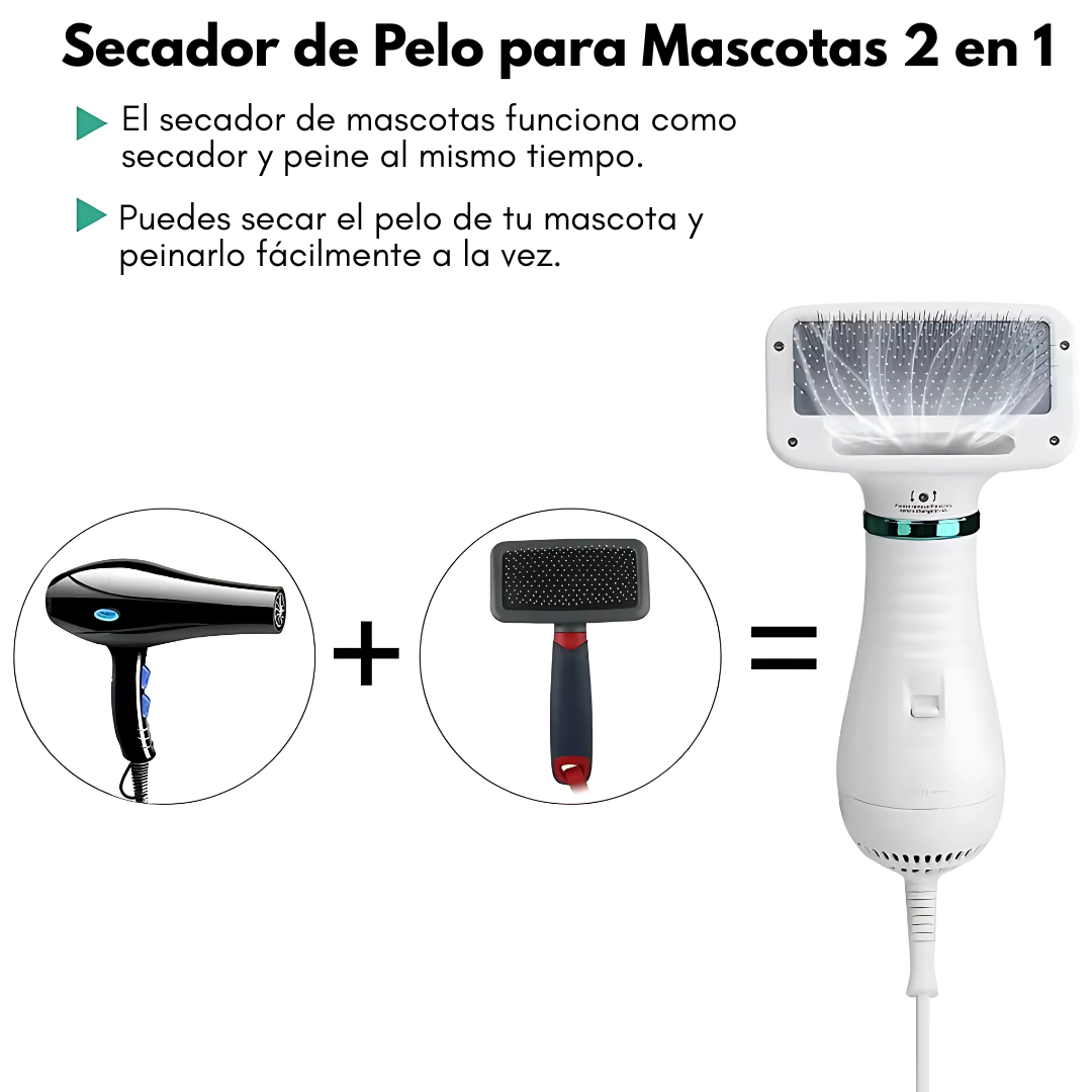 CEPILLO PARA MASCOTAS – Elimina pelo suelto sin tirar ni lastimar a tu peludo