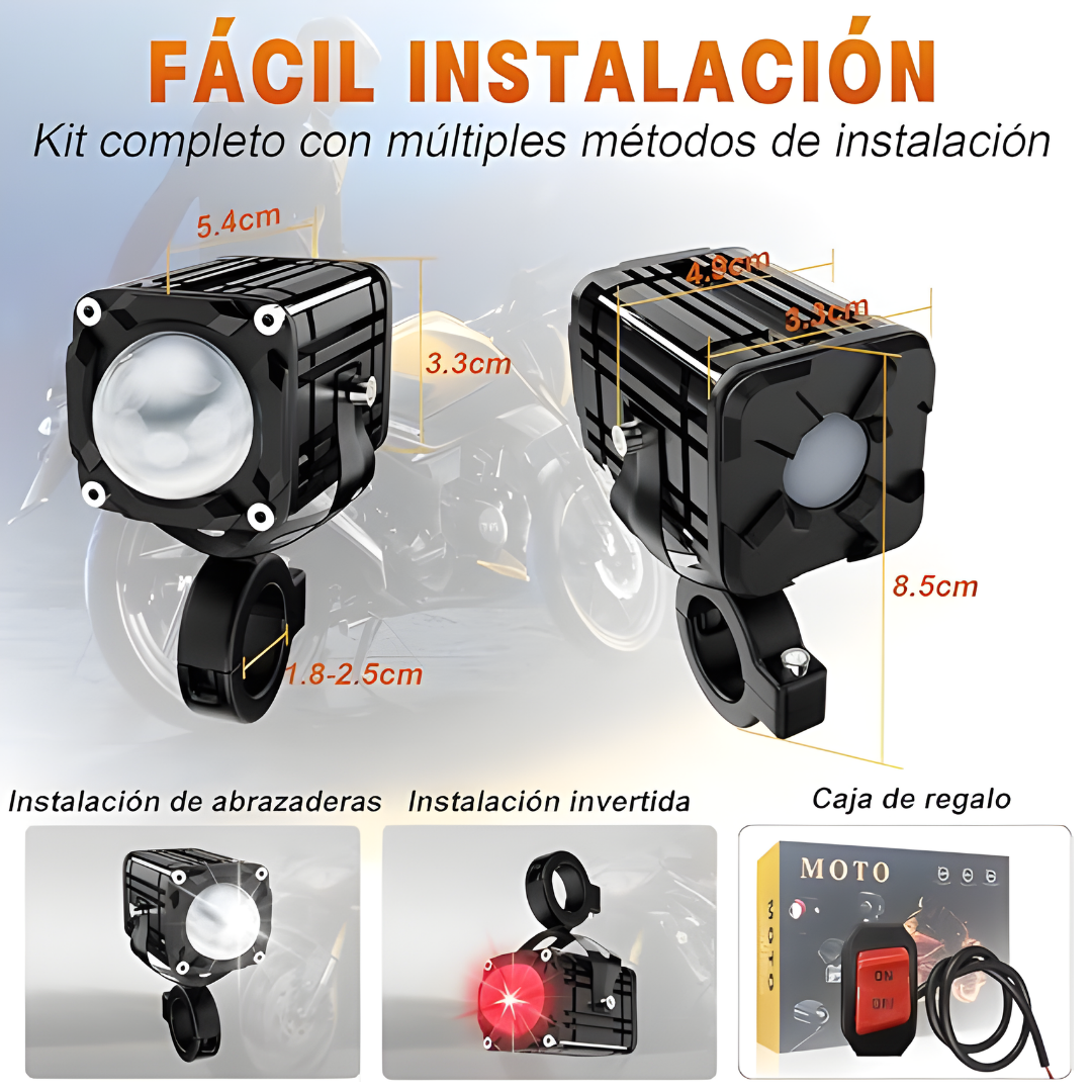 LUZ LED UNIVERSAL PARA VEHÍCULOS – Mayor visibilidad, conducción segura y iluminación potente