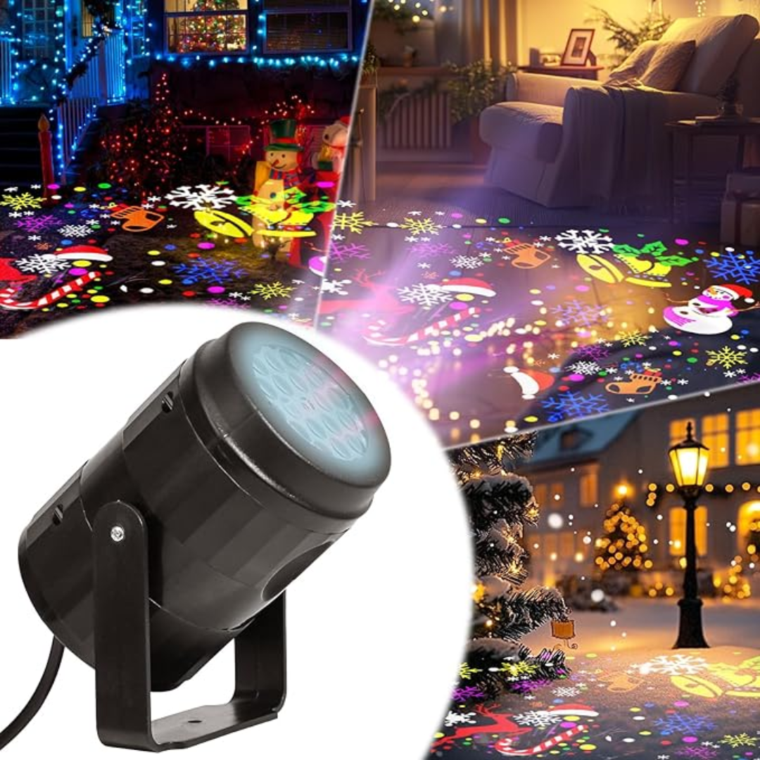 PROYECTOR NAVIDEÑO – Magia, color y espíritu festivo en cada rincón