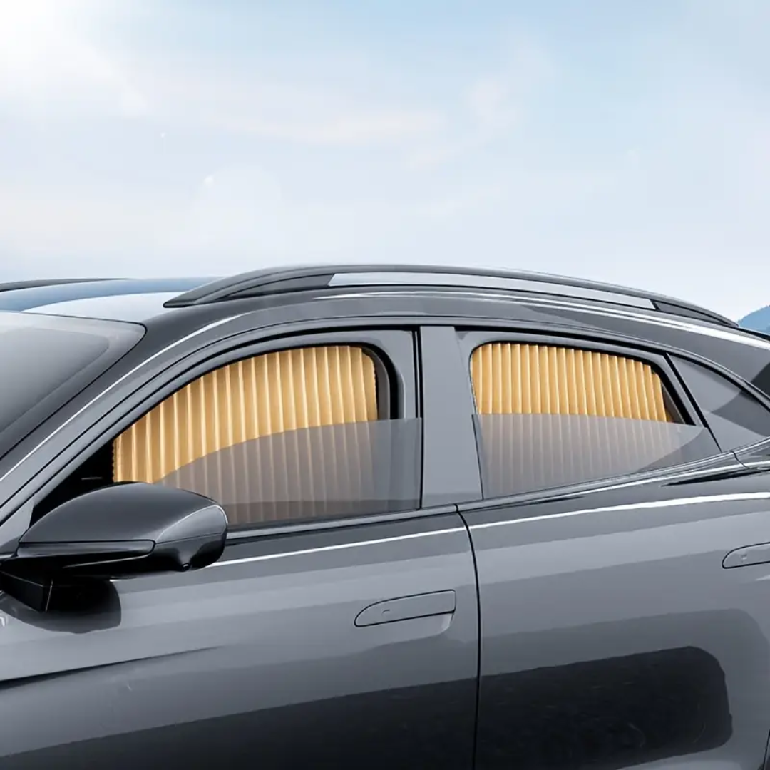 PAR DE CORTINAS PARA AUTO – Protección solar, privacidad y confort en cada viaje