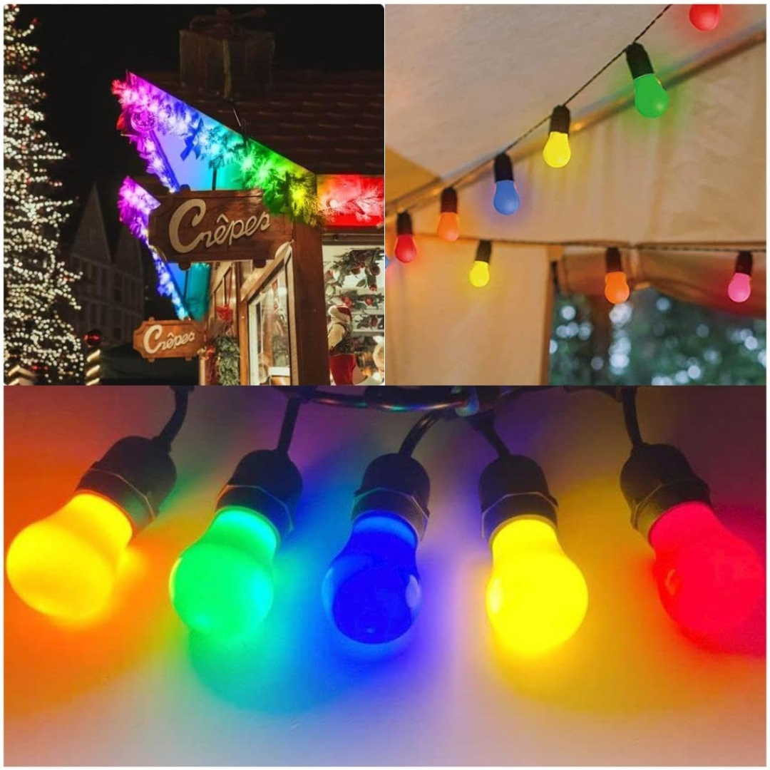 SERIE DE LUCES FOCOS – Iluminación cálida, festiva y con estilo para tu hogar