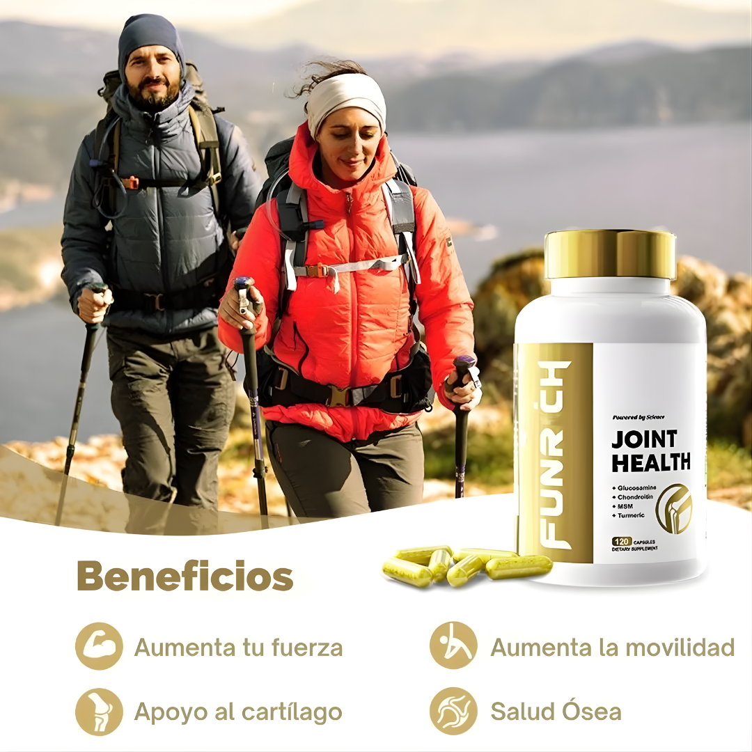 FUNRICH CÁPSULAS DE CÚRCUMA – Apoyo natural para articulaciones, movilidad y bienestar diario