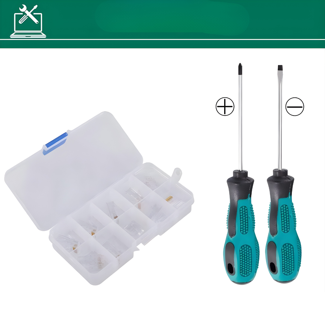 KIT DE HERRAMIENTAS DE REDES – Instalación precisa, reparación práctica y trabajo técnico profesional