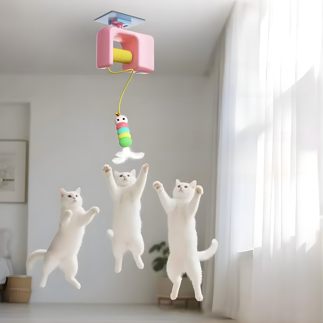 AUTOMATIC CAT TOY – Diversión automática, movimiento continuo y entretenimiento que tu gato amará
