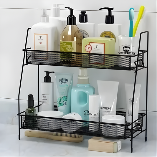 ESTANTE DE ALMACENAMIENTO DE 2 NIVELES – Orden y elegancia en cada espacio