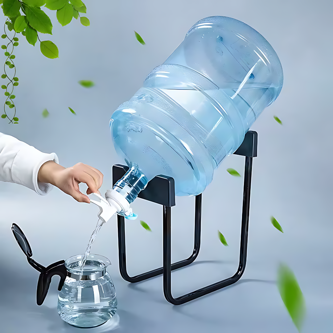 SOPORTE DE TAMBO DE AGUA – Organización, estabilidad y altura perfecta para tu botellón