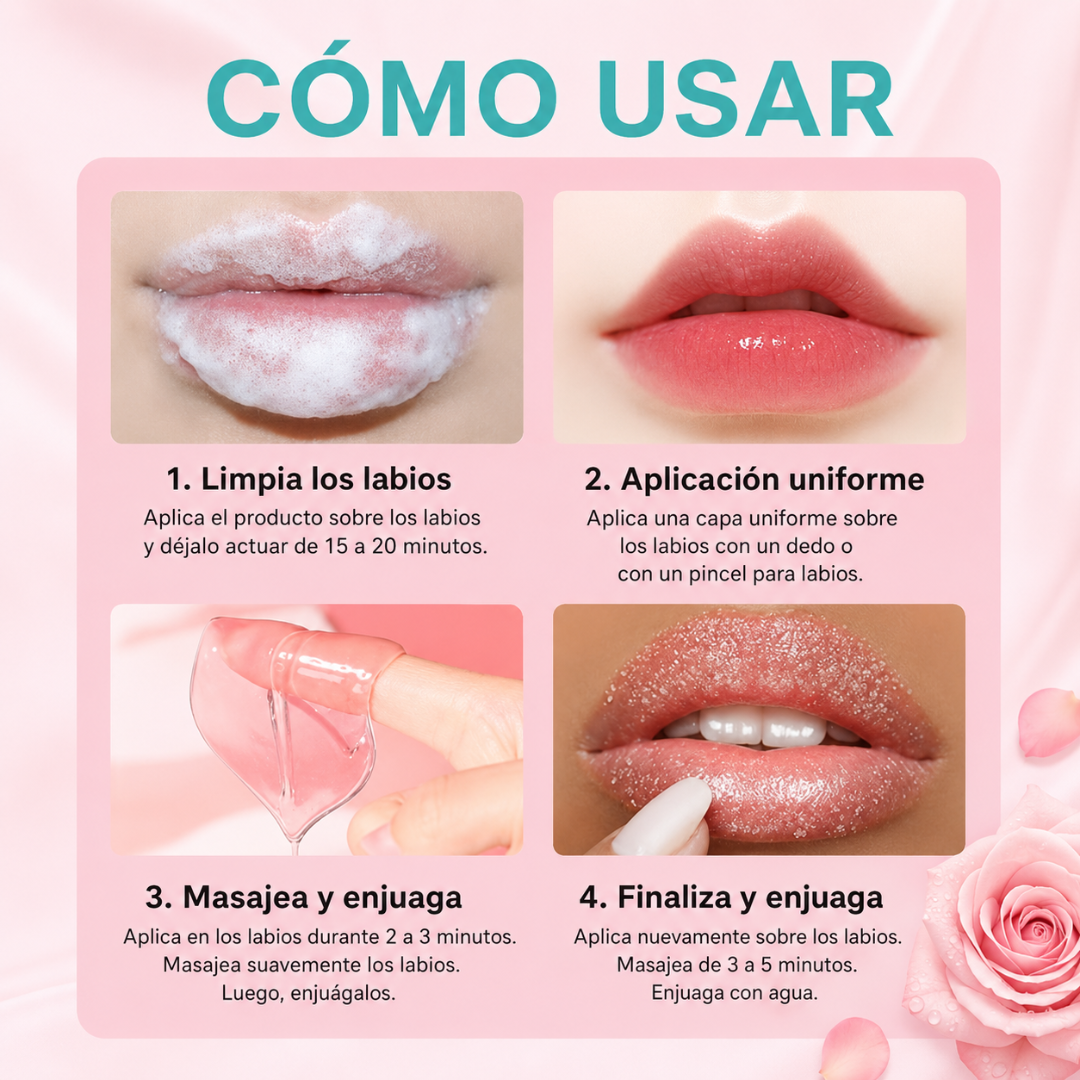 KIT DE CUIDADO REPARADOR DE LABIOS – Labios suaves, hidratados y visiblemente más cuidados en cada rutina