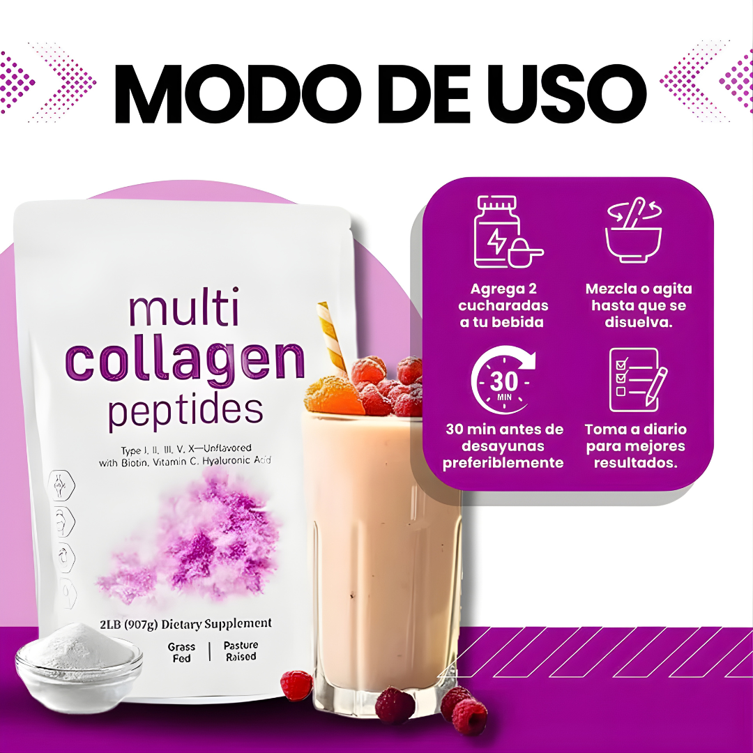 MULTICOLLAGEN PEPTIDES 1 LIBRA – Apoyo nutricional completo, bienestar diario y nutrición consciente