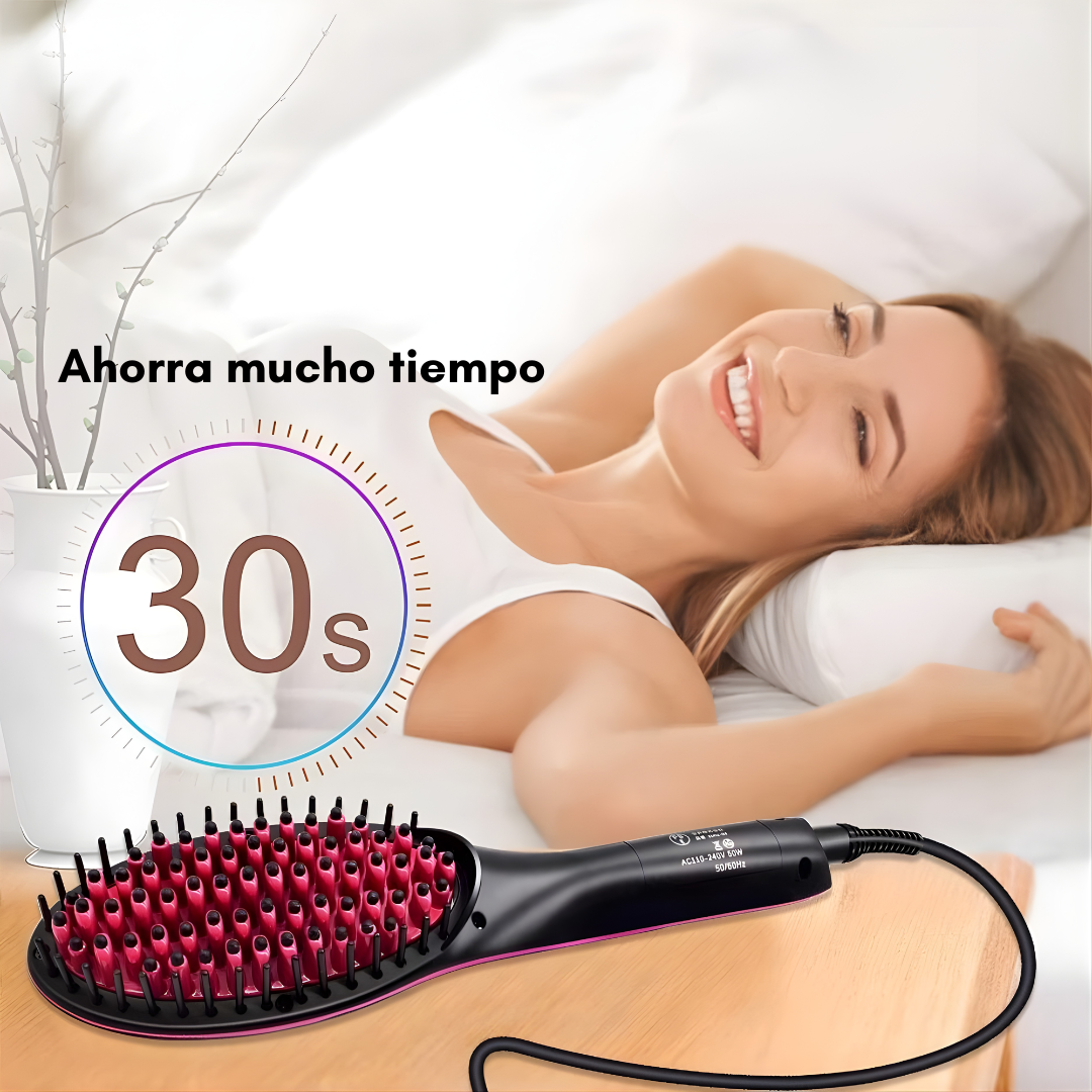 CEPILLO ALISADOR DE CABELLO – Cabello liso y brillante en minutos