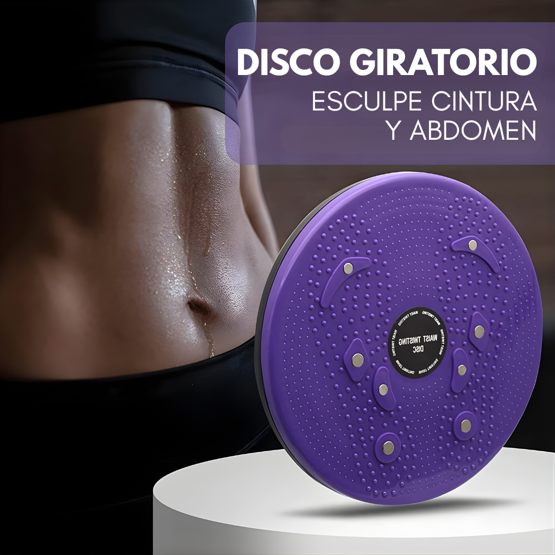 DISCO GIRATORIO ESCULPE CINTURA Y ABDOMEN – Movimiento activo, tonificación diaria y resultados desde casa