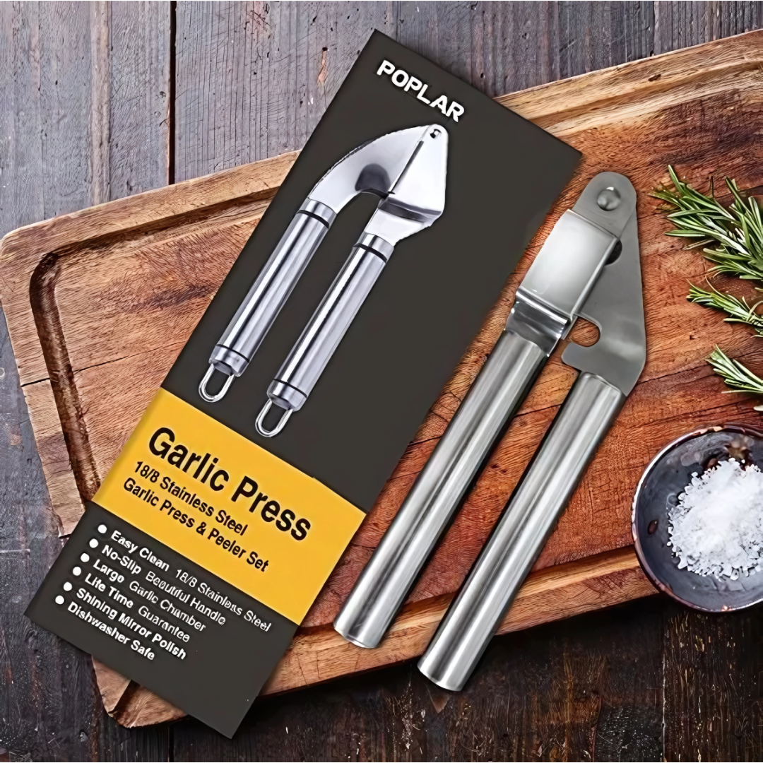 PRENSA MANUAL DE AJO – Ajo fresco y triturado al instante sin esfuerzo