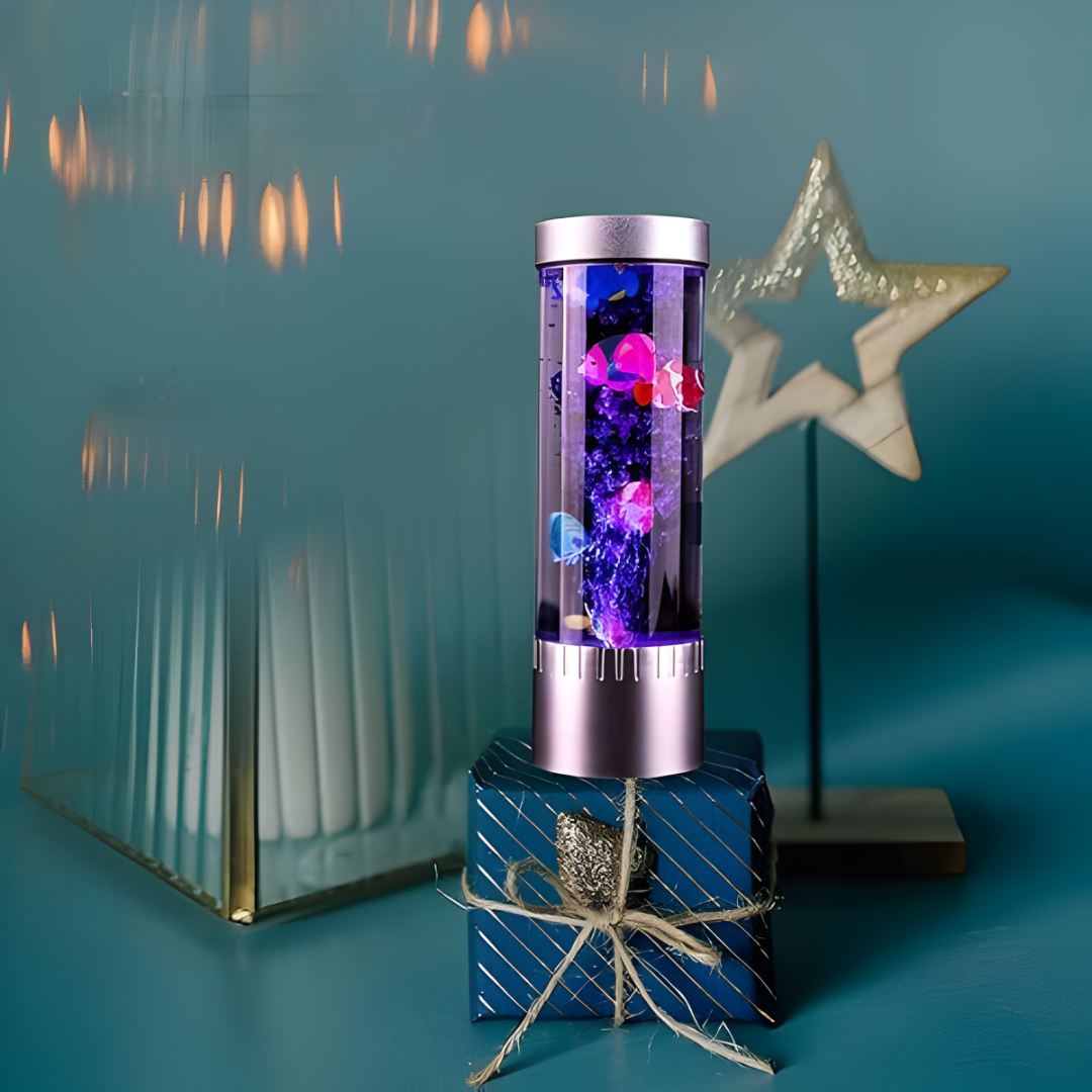 MINI BOBBLE LAMP – Efecto burbuja hipnótico, luz ambiental y decoración que relaja