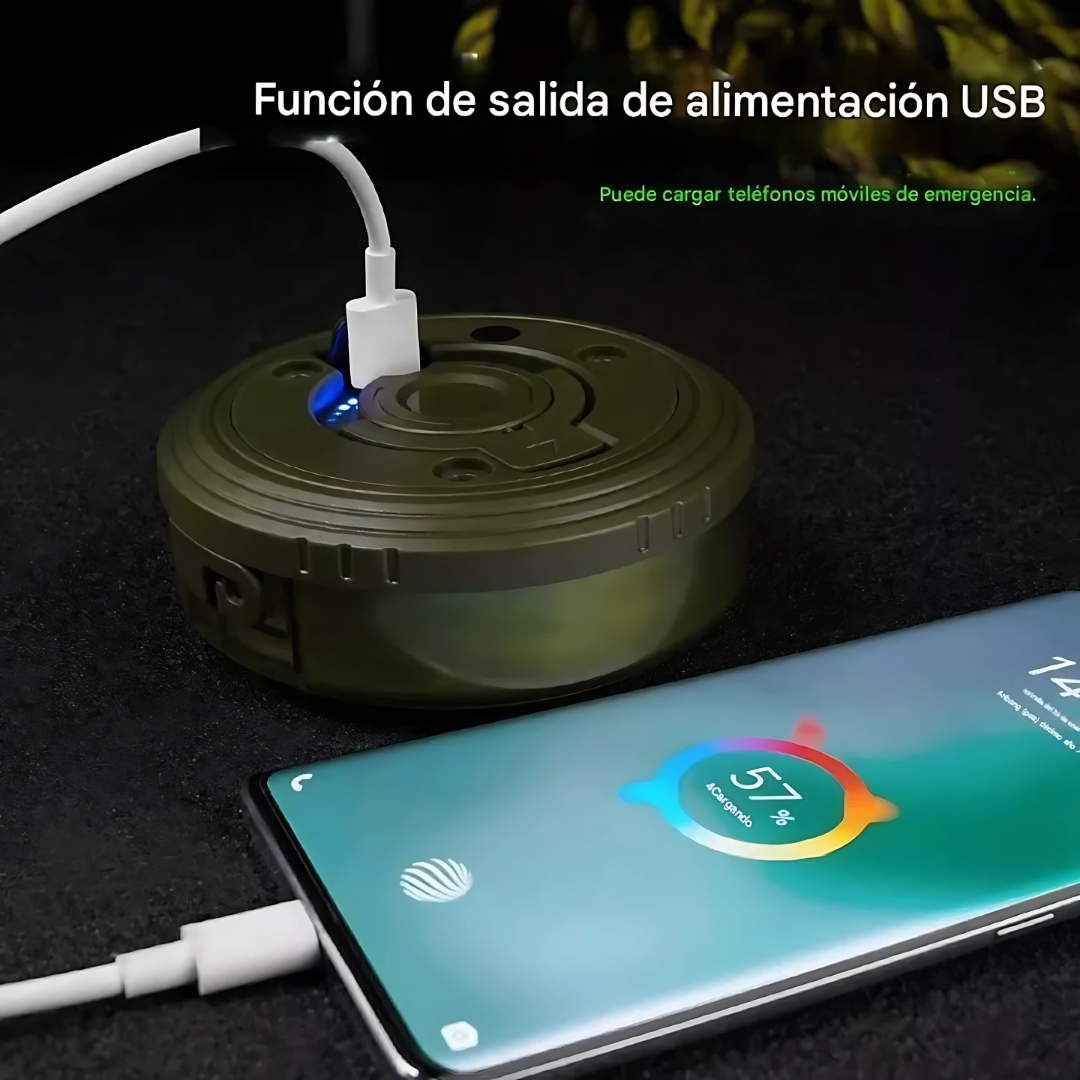 CAMPING LIGTH – Iluminación potente y compacta para cualquier aventura