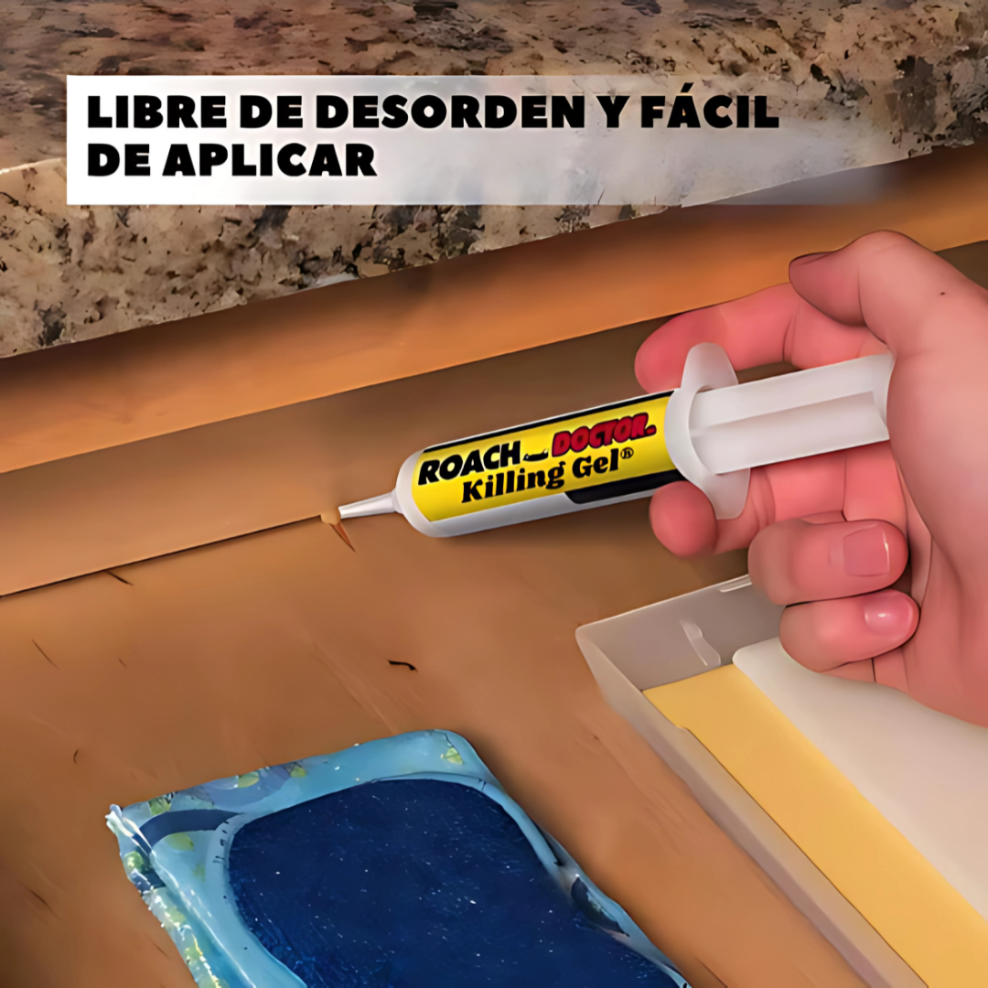 GEL ANTI-CUCARACHA (PACK X2) - Elimina las cucarachas de tu hogar de forma rápida y efectiva