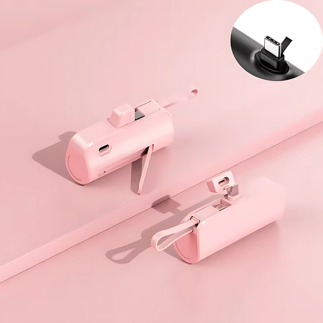 MINI POWER BANK 22.5 W – Carga rápida al instante, sin cables ni enredos