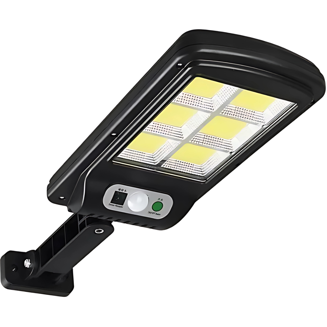 LÁMPARA SOLAR LED CON SENSOR – Ilumina exteriores sin cables ni consumo eléctrico