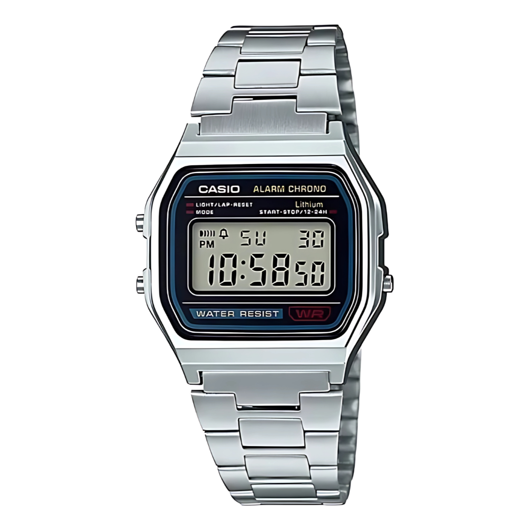 RELOJ CASIO A158W – Estilo clásico con resistencia moderna
