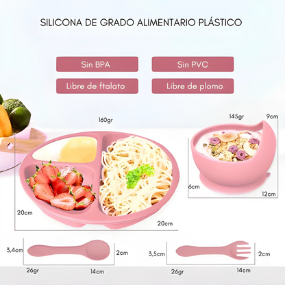 SET DE ALIMENTACIÓN DE BEBÉ – Menos desorden, más autonomía y comidas seguras desde el primer día