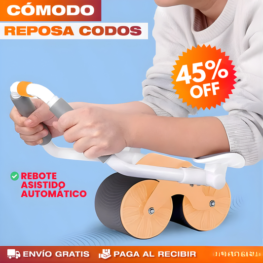 RUEDA ABDOMINAL CON REBOTE – Entrenamiento más seguro, efectivo y resultados visibles desde casa