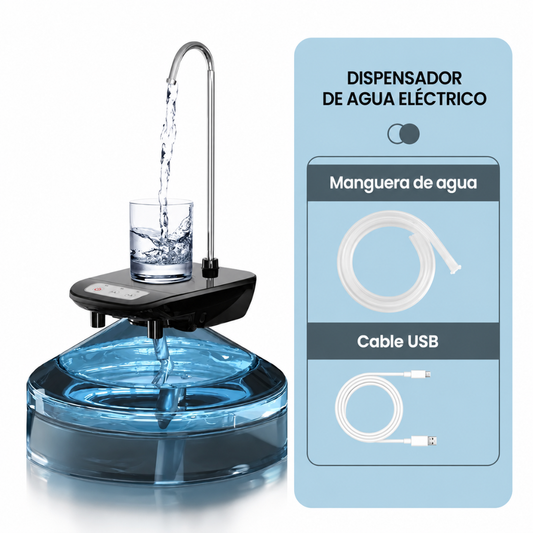 DISPENSADOR DE AGUA - Sirve agua con solo presionar un botón, sin cargar el botellón ni mojarte