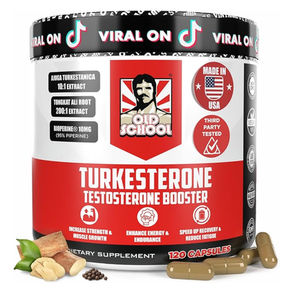 TURKESTERONE x 120 CAPS – Potencia, energía y rendimiento muscular natural