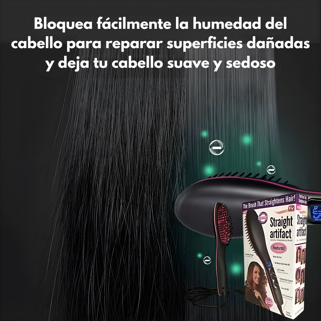 CEPILLO ALISADOR DE CABELLO – Cabello liso y brillante en minutos