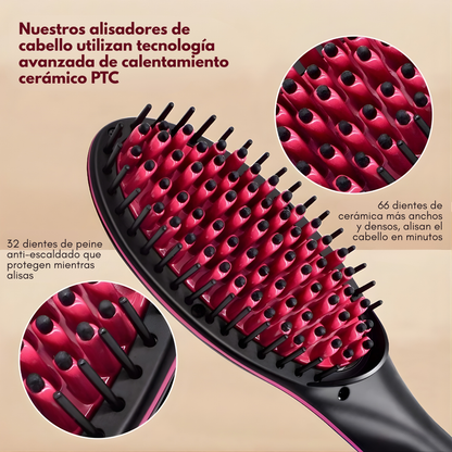 CEPILLO ALISADOR DE CABELLO – Cabello liso y brillante en minutos