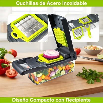 CORTADOR DE VERDURAS MULTIFUNCIONAL – Cocina fácil, rápida y sin desorden