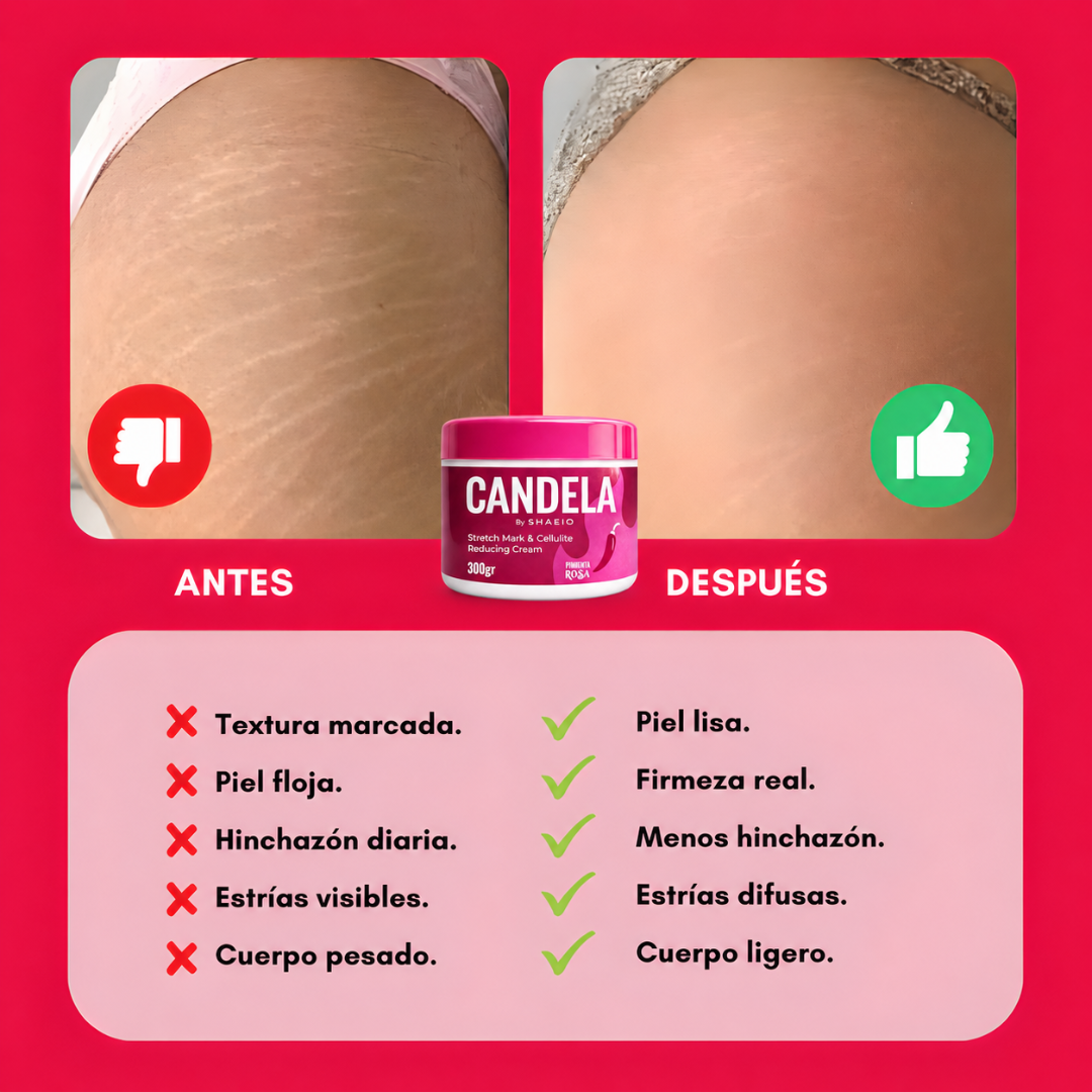 CANDELA CREAM – Firmeza visible, piel renovada y cuidado profundo desde la primera aplicación